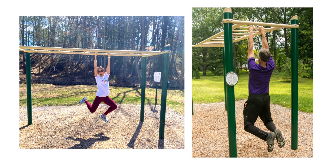 Horizontal Fitness Ladder